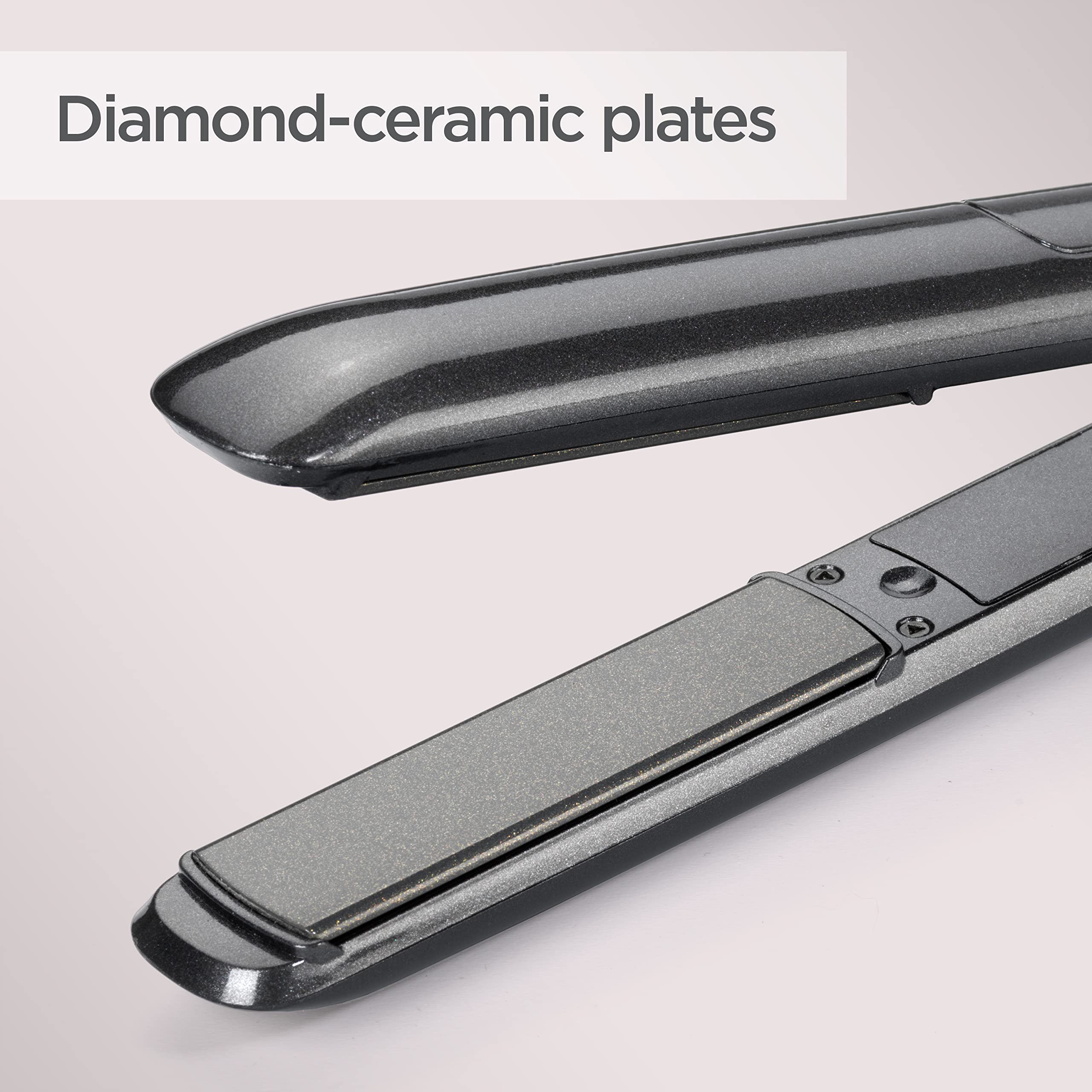 BaByliss Platinum Diamond Infused Hair Straightener | Smooth & Rapid Styling With 24mm Elongated Ceramic Plates | 10 Heat Settings Up to 235°C | Ionic Frizz Control & Auto Shut Off BaByliss Platinum Diamond Infused Hair Straightener | Smooth & Rapid Styling With 24mm Elongated Ceramic Plates | 10 Heat Settings Up to 235°C | Ionic Frizz Control & Auto Shut Off